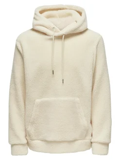 Miesten Huppari Teddy Hoodie Sweat>Only and Sons Best