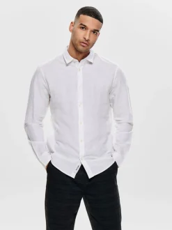 Miesten Kauluspaita CAIDEN PELLAVA>Only and Sons