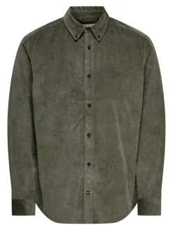 miesten kauluspaita, MICHAEL REG CORD SHIRT><noscript><img width=