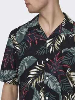 miesten kauluspaita, WAYNE LIFE VISCOSE SHIRT><noscript><img width=