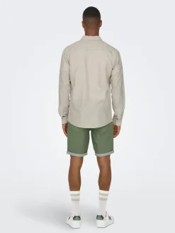 Miesten Kauluspaita CAIDEN PELLAVA>Only and Sons New