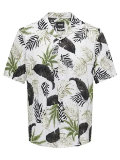 miesten kauluspaita, WAYNE LIFE VISCOSE SHIRT>Only and Sons Outlet