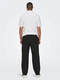 miesten kesähousut, SINUS LOOSE LIN PANT>Only and Sons