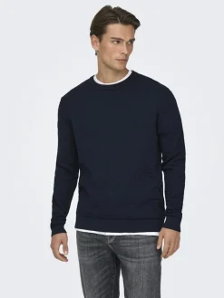 miesten neulepusero ONSBERRY REG 12 LS CREW KNIT FRML NOOS,><noscript><img width=