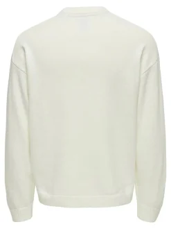 miesten neule, RANDY LIFE JAQ CREW NECK><noscript><img width=