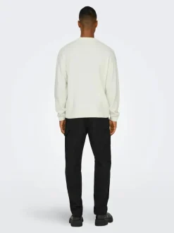 miesten neule, RANDY LIFE JAQ CREW NECK><noscript><img width=