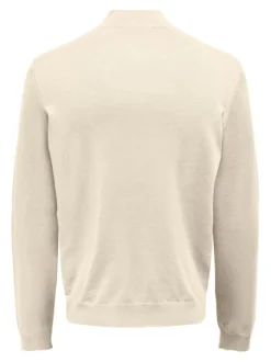 Miesten Neulepusero, PHIL WYLER REG HALF ZIP>Only and Sons