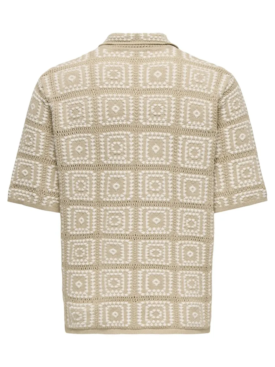 miesten paita, BART RLX SS SHIRT KNIT>Only and Sons Best