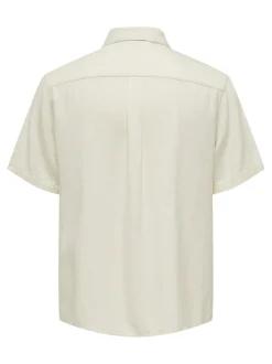 miesten paita, KARI SHIRT VISC LINEN>Only and Sons New
