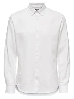 Miesten Pellavapaita CARLO LINEN SHIRT>Only and Sons Discount