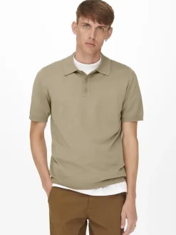 miesten pikeepaita, WYLER LIFE POLO KNIT>Only and Sons New