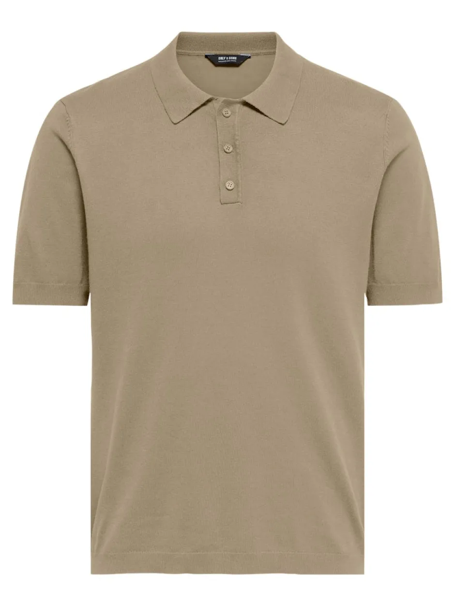 miesten pikeepaita, WYLER LIFE POLO KNIT>Only and Sons New