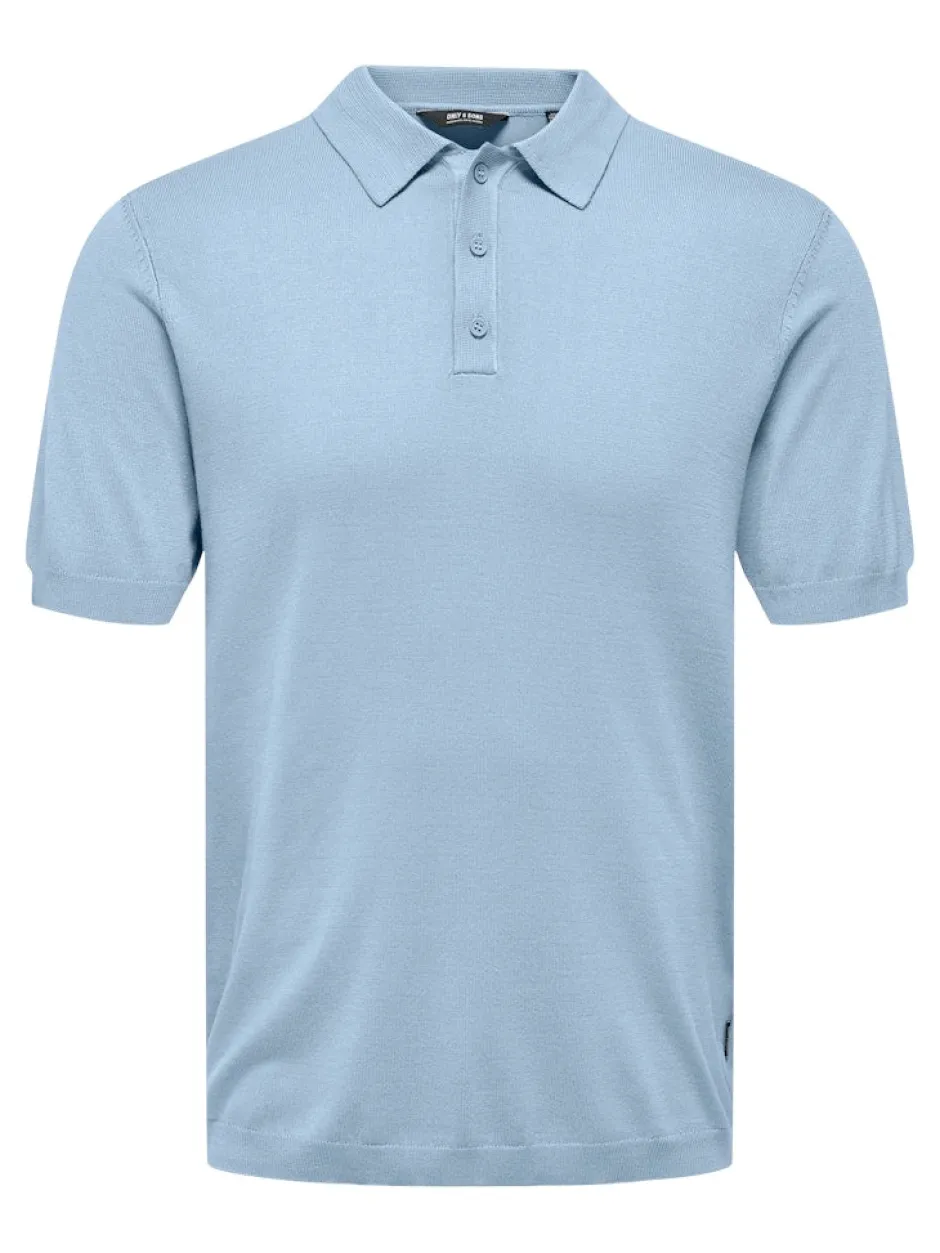 miesten pikeepaita, WYLER LIFE POLO KNIT>Only and Sons Sale