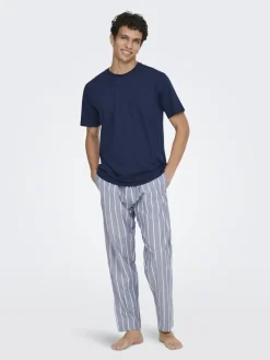 miesten pyjamasetti ONSBILLIE PANT LOUNGE GIFTBOX,><noscript><img width=
