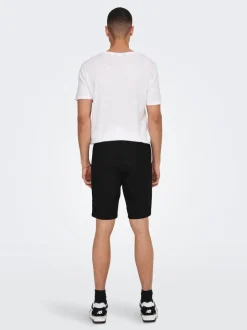 miesten shortsit, LINUS COT SHORTS>Only and Sons Sale
