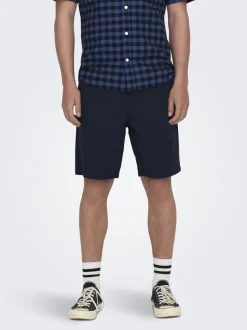miesten shortsit, LINUS COT SHORTS>Only and Sons Best