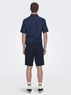 miesten shortsit, LINUS COT SHORTS>Only and Sons Best