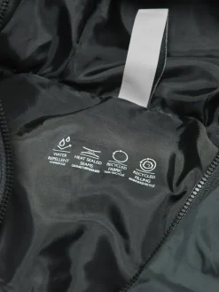 miesten takki K UNION SEAMLES LIFE HOOD PUFFER JACKET, musta><noscript><img width=