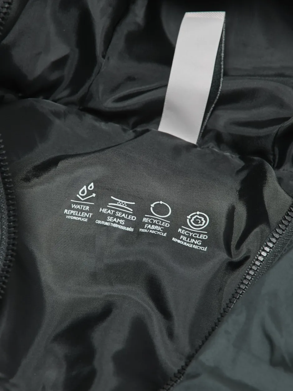 miesten takki K UNION SEAMLES LIFE HOOD PUFFER JACKET, musta>Only and Sons Sale