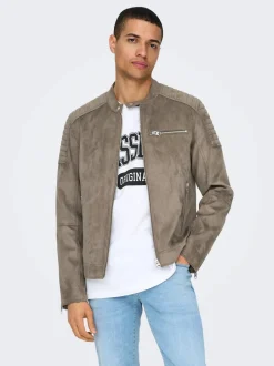 Miesten Takki, GUS FAUX LEATHER>Only and Sons Hot