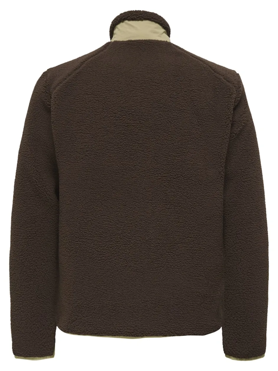 Miesten Teddytakki, DALLAS SHERPA JACKET>Only and Sons Best