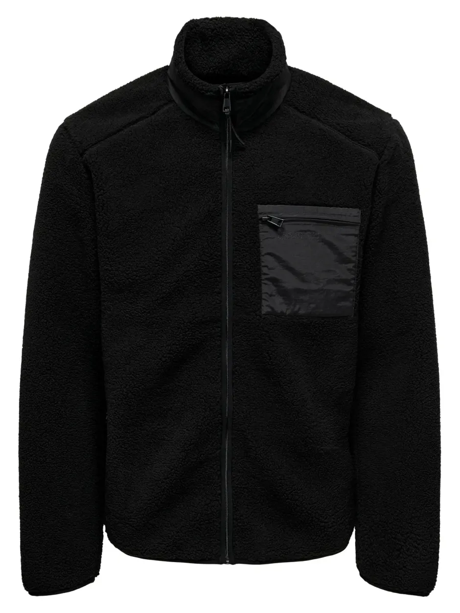 Miesten Teddytakki, DALLAS SHERPA JACKET>Only and Sons Online