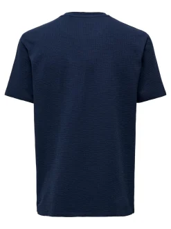 miesten t-paita, K KIAN REG SEERSUCKER SS TEE>Only and Sons Hot