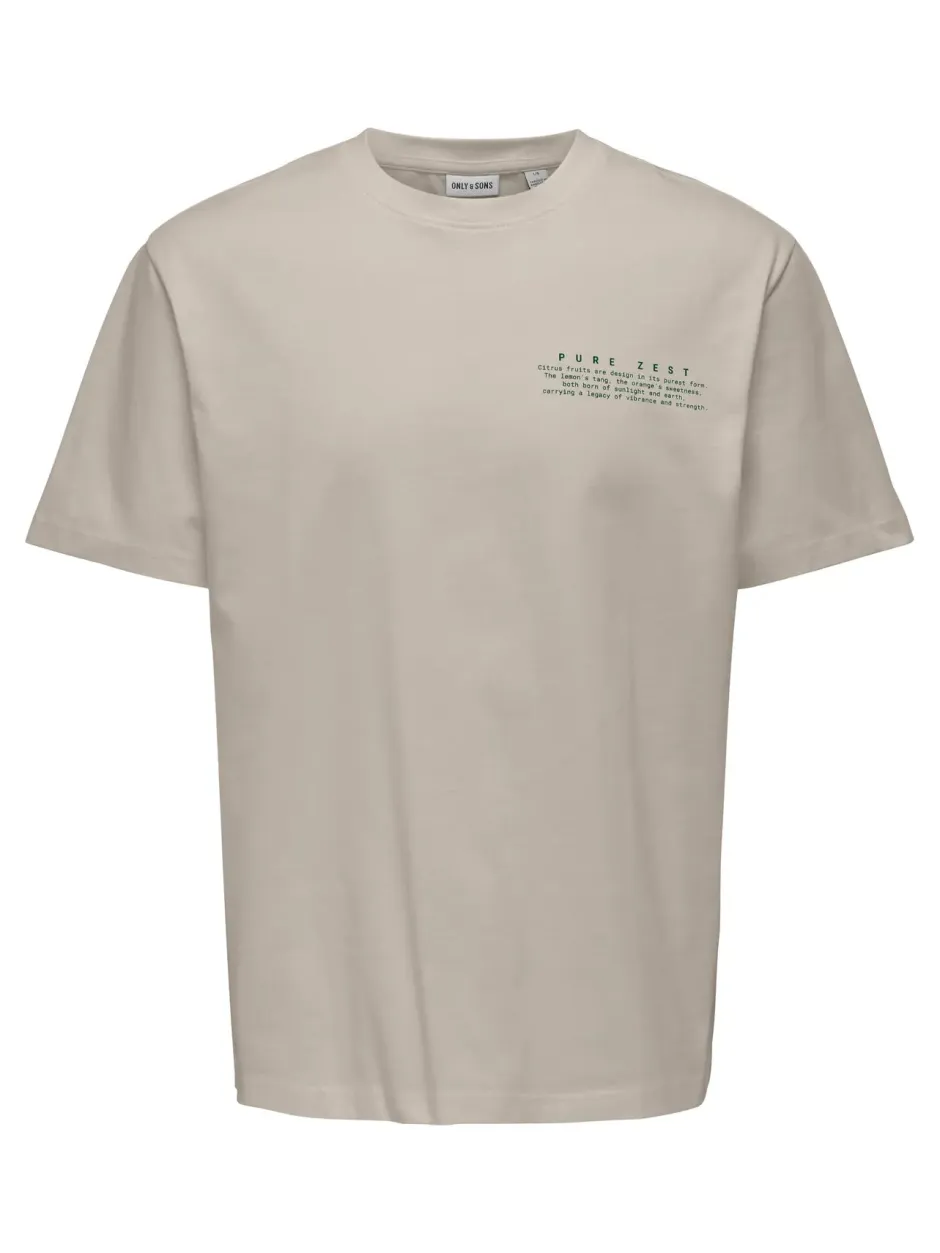miesten t-paita Onsfred Life RLX SS Print Tee,>Only and Sons Clearance