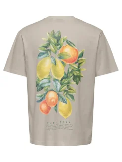 miesten t-paita Onsfred Life RLX SS Print Tee,>Only and Sons Clearance