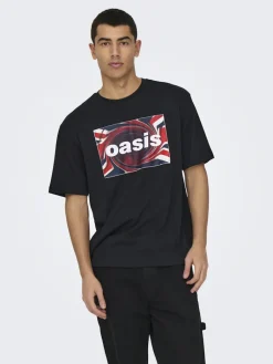miesten t-paita, OASIS SS RLX TEE>Only and Sons Best