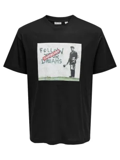 Miesten T-paita, Banksy RLX Tee>Only and Sons Outlet