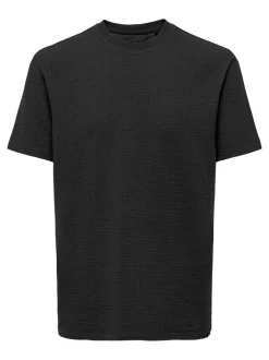 miesten t-paita, K KIAN REG SEERSUCKER SS TEE>Only and Sons Discount