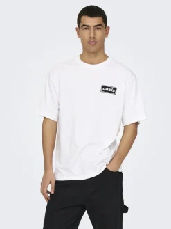 miesten t-paita, OASIS SS RLX TEE>Only and Sons Online