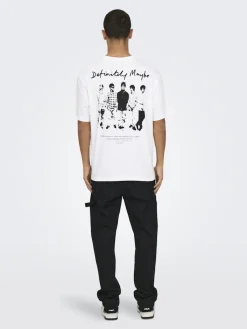 miesten t-paita, OASIS SS RLX TEE>Only and Sons Online