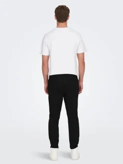 pellavahousut, LINUS CROP>Only and Sons New