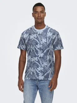 t-paita, PERRY REG LEAF>Only and Sons Best