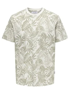 t-paita, PERRY REG LEAF>Only and Sons Outlet