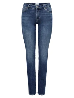 farkut, ONLALICIA REG STRT DNM DOT879 Sininen, Indigo>Only Best