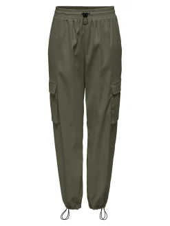 housut, ONLCASHI CARGO PANT WVN Armeijanvihreä>Only Sale