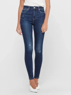 , Naisten Farkut, Mila Life Hw Sk Ank Bj374 Noos Indigo>Only Clearance