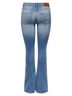 naisten farkut ONLBLUSH MID FLARED DNM TAI467 NOOS, indigo><noscript><img width=