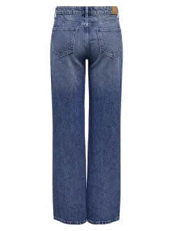 naisten farkut, ONLCARLA MID WIDE PIM267 Indigo>Only Online