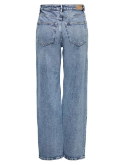 naisten farkut, ONLJUICY LIFE HW WIDE LEG NAS365 Indigo><noscript><img width=