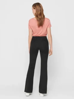 naisten housut, ONLFEVER STRETCH FLAIRED PANTS JRS>Only
