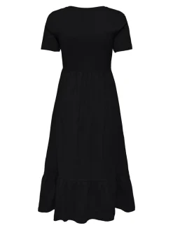 naisten mekko, ONLMAY LIFE S/S PEPLUM CALF DRESS JRS><noscript><img width=