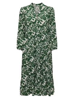 naisten mekko, ONLMILANA 7/8 DRESS WVN Vihreä Kuosi><noscript><img width=