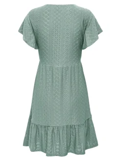 naisten mekko, ONLSANDRA S/S V-NECK DRESS><noscript><img width=