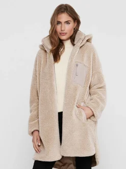 Naisten Teddytakki ONLSASCHA SHERPA JACKET CC OTW>Only Clearance