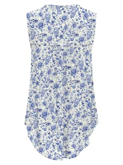 naisten toppi, ONLJETTE AOP LIFE S/L TOP WVN>Only Outlet