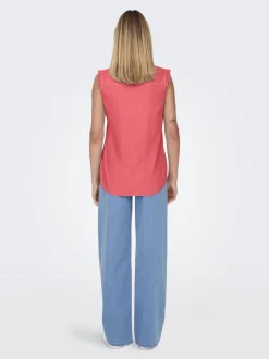 Naisten Toppi, ONLKIMMI S/L TOP WVN NOOS>Only New